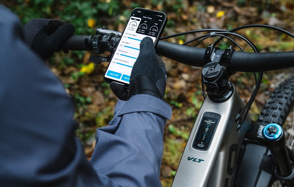 Norco VLT app control for e-mountian bike