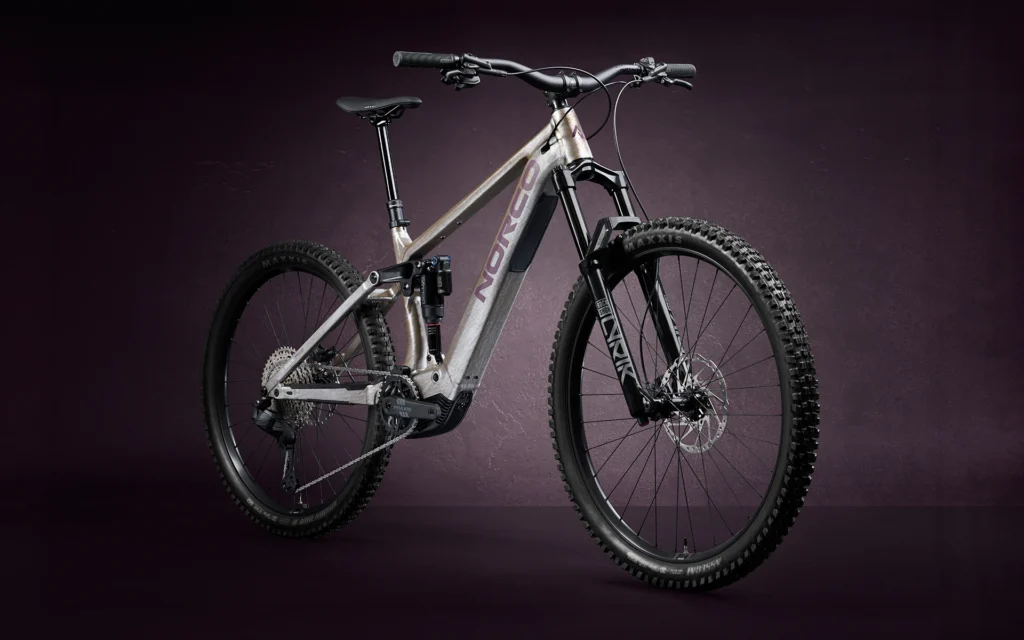Norco Sight VLT hero on a purple background
